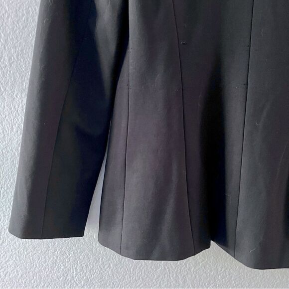 Krisa Revolve Blazer Womens Black Ponte Open & Hook Eye Closure Short Jacket XS - Picture 9 of 16